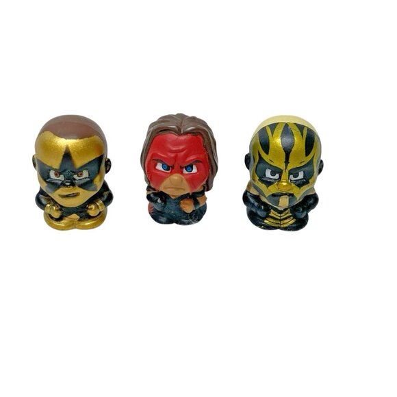 WWE Teenymates Wrestling Figures MINI Small Set of 3 - Picture 1 of 6